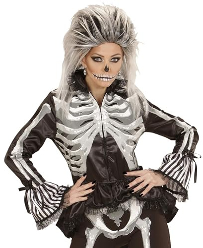 W WIDMANN MILANO Party Fashion - Jacke mit Skelettmotiv, Skeleton, Halloween Kostüm Damen