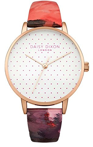 DAISY DIXON DamenArmbanduhr Analog Quarz Leder DD008PRG
