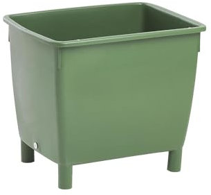 Recipiente rectangular, recipiente para agua, capacidad 210 l, verde.