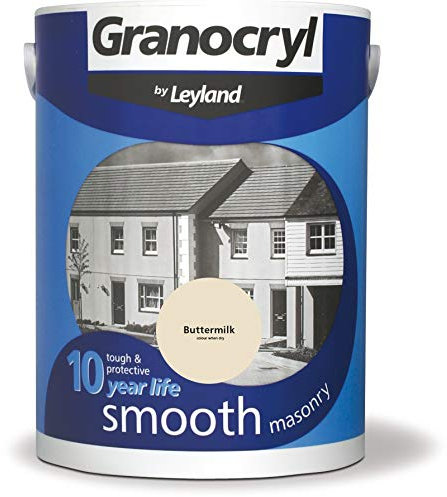 Leyland Granocryl Smooth Masonry, Buttermilk, 5L