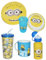 alles-meine.de GmbH 6 TLG. Geschirrset Minions - Melamin Trinkbecher + Teller + Müslischale + Trinkflasche + Tasse + Sommerbecher - Kindergeschirr Frühstücksset Minion ich einfac..