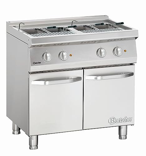 Bartscher Nudelkocher 700, Breite 800, 2 x 24 Liter Becken