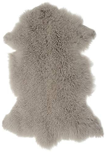 IB Laursen Tibetisches Lammfell hellgrau
