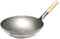 Paella World International Wok chino original con mango de madera, acero, diámetro de 35 x 9 cm, base redonda (Wok, wok chino, wok de acero, wok asiático)