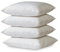 GOLD STERN 4 x Polyester Vlies Füllkissen 50 x 50 cm, Inlettkissen 60°C waschbar, für Dekokissen, Kopfkissen, Sofakissen, Deko Set Modern, Herstellung in Deutschland