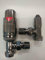 Elegance 15mm Traditional Angled Designer Radiator Valve Set | Black Nickel by Elegance Valves
