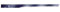 Draper 25511 18Tpi Fretsaw Blades with Pin End at Both Ends, 127mm, Blue