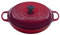 Le Creuset Emailliertes Gusseisen-Schmorpfanne, 3,5 qt, Kirschrot