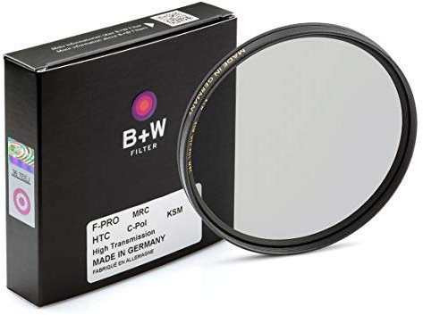 B+W Zirkularer Polarisationsfilter Käsemann (77mm, High Transmission, MRC, F-Pro, 16x vergütet, Professional)