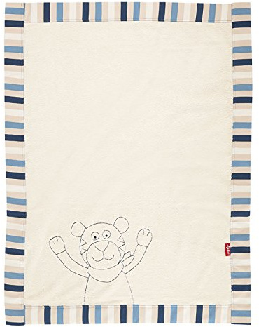 sigikid, Jungen, Schmuse-Decke Tiger, Maße: 100 x 75 cm, Tiggery Tiger, 41349