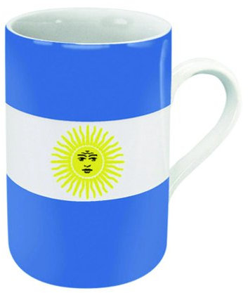 Porzellan Becher Argentinien Tasse Argentinien
