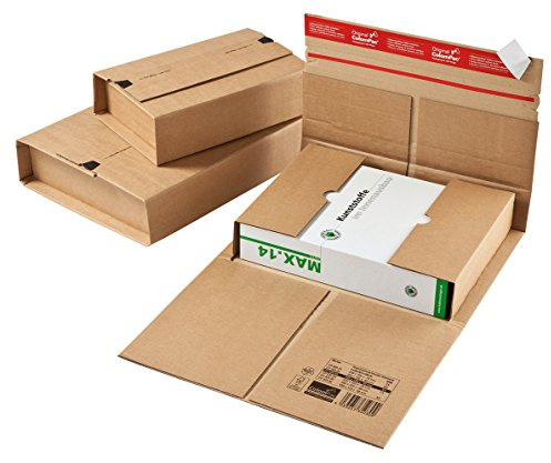 ColomPac CP035.04 Universalversandverpackung mit Selbstklebeverschluss und Aufreissfaden, braun