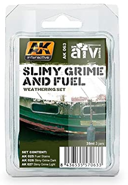 AK Interactive Slimy Grime and Fuel Set # AK063