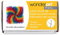 wonderart, Polyester, Pinwheel, 7.6 x 13.3 x 30.5 cm