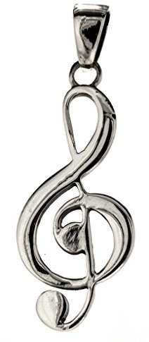 Kiss of Leather Notenschlüssel Anhänger aus 925 Sterling Silber Nr. 257