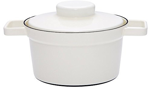 Smalto pentola aroma pot pot 1.75L 20 centimetri di diametro bianco puro 125 512 (Japan import / Il pacchetto e il manuale sono scritte in giapponese)
