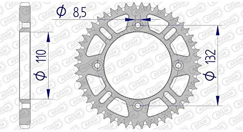 Alu-Kettenrad AFAM 428-49Z (Gun Metal)