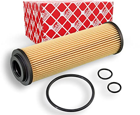 febi bilstein 38355 Ölfilter mit Dichtringen, 1 Stück | Kompatibel mit: MERCEDES-BENZ C-CLASS, C-CLASS Coupe, C-CLASS T-Model, E-CLASS, E-CLASS Cabriolet, E-CLASS Coupe
