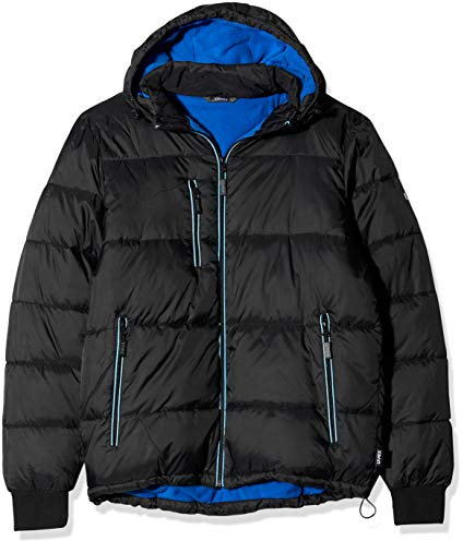 Uvex Herren-Arbeitsjacke - Schwarz-Blaue Männer Thermo-Steppjacke - Wasserabweisend L
