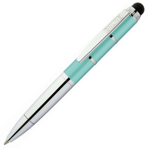 Online 33683/3D - Drehkugelschreiber Piccolo, mit Stylus Tip, Turquoise