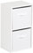 Hartleys 2 Tier White Cube Unit - White Storage Boxes