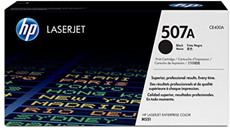 HP 507A (CE400A) Schwarz Original Toner für HP Laserjet Enterprise M551, Color M575, Pro 570, 5.500 Seiten