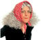 NET TOYS Hexen Perücke, Omaperücke mit Kopftuch, one Size, Kunsthaar, Oma Hexe Fasching Karneval Alte Dame Frau