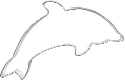 Ausstechform Delphin / Delfin gross, 9,5cm