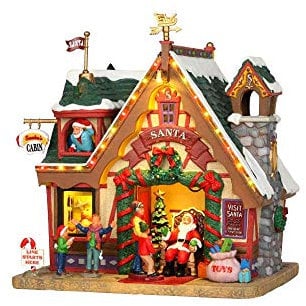 LEMAX CASA di Babbo Natale - Santa's Cabin cod 35554 Village PRESEPE