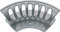 RIEGLER 113985-SH 03 Schlauchhalter, Aluminium unlackiert, groß, 1Stk