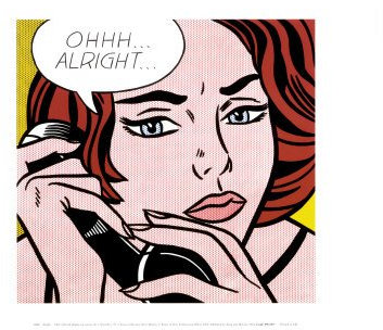 Roy Lichtenstein - Na gut... Kunstdruck (35,56 x 27,94 cm)