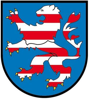 FahnenMax Autoaufkleber Sticker Hessen Schild Kontur Fahne Aufkleber