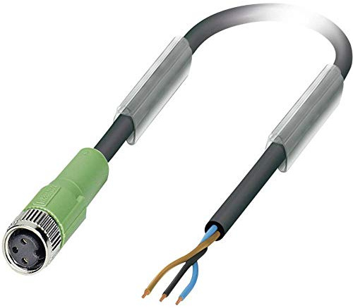 Phoenix Contact 1694101 Sensor-/Aktor-Steckverbinder, konfektioniert M8 Buchse, gerade 10.00 m Polzahl Sensoren: 3 1 St