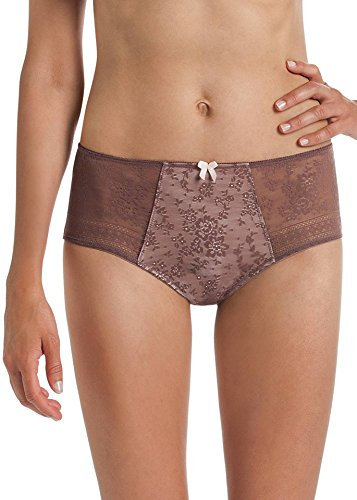 Rosa Faia 1355-769 Fleur Donna Slip Culotte Vita Alta Pizzo Floreale Rosa Berry 46 (Brand Size 36)