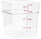 Voorraadbus z/d vierkant 3.80 Ltr Interhal 4SFSCW-135 Clear