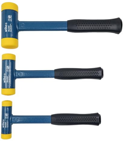 Wiha 80290 Totschlaghammer-Set, mittelhart, 3-teilig