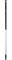 Vikan - Hygiene - Stiel - Ergonomisch - Aluminium - Schwarz - 150cm