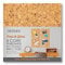 Nicoline PB-SA/W Self Adhesive Cork Pin Board Tiles - Noticeboard Messages - 4 Pack, Light Brown, 30 x 30 centimetres