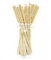 Premium Paper Straws [Pack of 25 Drinking Straws] by Picture Perfect Party (Gold Chevron)