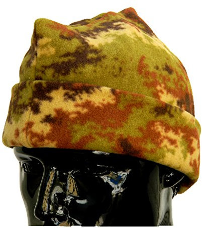 OUTLET MILITARY Cappello 3 Punti in Pile Antipilling Vegetato Militare