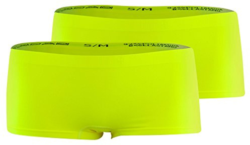 Yenita 2er oder 6er Pack Damen Seamless Microfaser Pantys, Hipster, Shorts, Hot Pants, Slips
