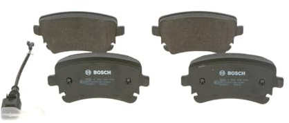 Bosch BP1520 - Auto Bremsbeläge hinten - Bosch-Qualität - für leises Bremsen mit wenig Staub - ECE-R90 zertifiziert - kupferfrei - 1 Set mit 4 Bremsbelägen