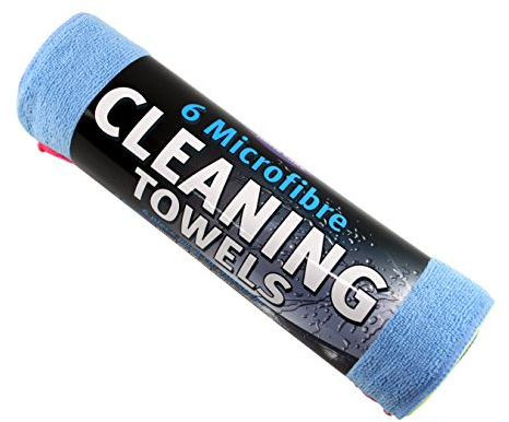 Kent Car Care Supersoft Microfibre Towels 6 Pack