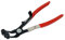 Neilsen CT2585 Offset Hose Clip Pliers Angled - Ratchet Locking Mechanism and Swivel Jaws
