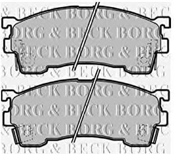 Borg & Beck BBP1750 Front Brake Pads To Fit Mazda Premacy 99-