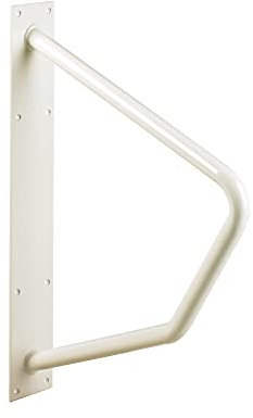 HOMECRAFT Steel Grab Bar, Safety Rail and Mobility Aid for Bathroom and Shower, Elderly, Handicapped and Disabled User Support, Indoor and Outdoor Attachment