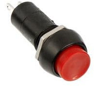 PBS-11A Interrupteur à pression rond encastrable Rouge