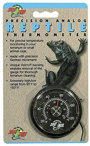 Zoo Med TH-20E Analog Reptile Thermometer - zur Temperaturüberwachung im Terrarium