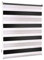 Victoria M. Doppelrollo Klemmfix ohne Bohren, 85 x 230 cm (BxH) Schwarz - Weiß, Rollo Fensterrollo lichtdurchlässig & verdunkelnd，Duo-Rollo Klemmmontage Zebrarollo für Fenster & Türen