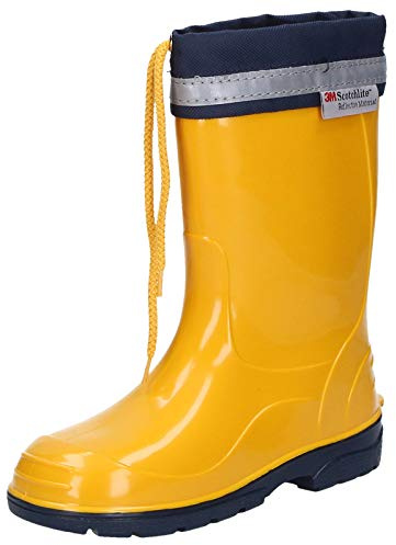 Bockstiegel Kim Jungen Regenstiefel 35, Gelb